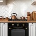 Поверхня газова на склі PERFELLI VINTAGE GW69C NERO