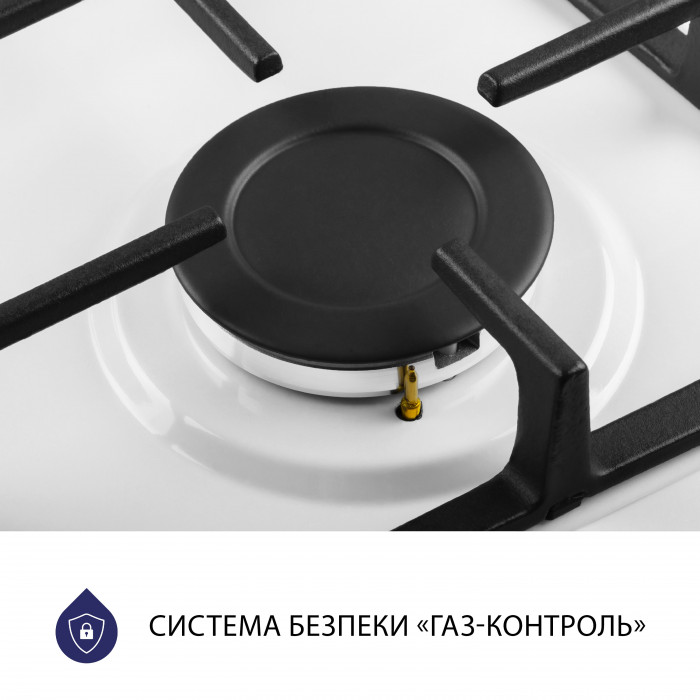 Поверхня газова на металі MINOLA MGM 614204 WH