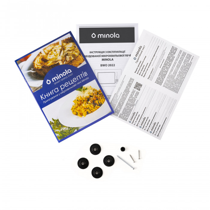 Вбудована мікрохвильова піч MINOLA BWO 2022 SS