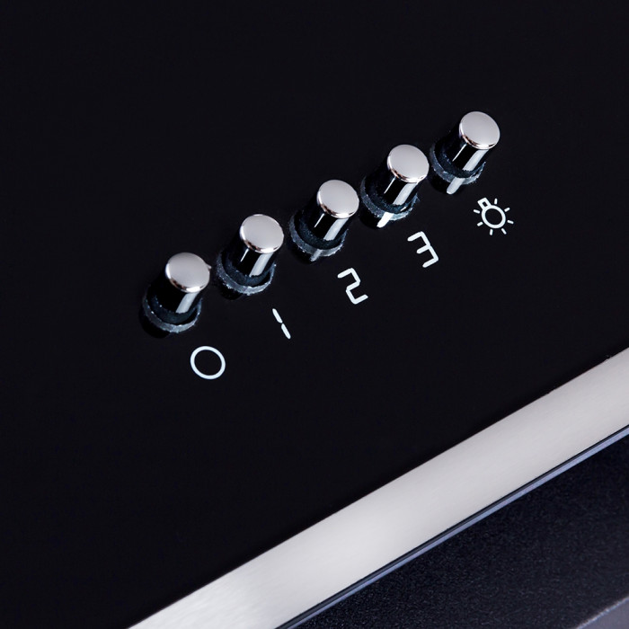 Витяжка декоративна похила MINOLA HDN 6232 BL/INOX 700 LED