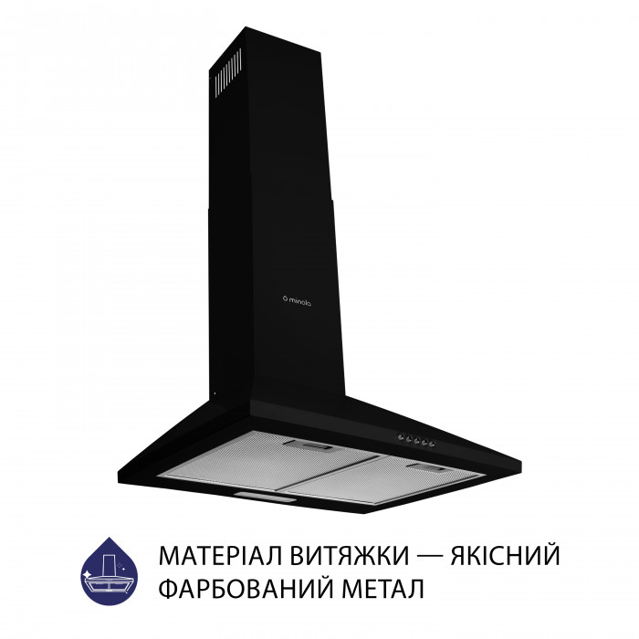 Витяжка купольна MINOLA HK 5214 BL 700 LED