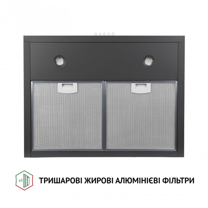 Витяжка купольна PERFELLI K 6402 SG 850 LED