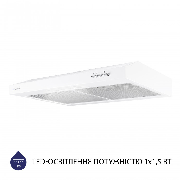 Витяжка плоска MINOLA HPL 612 WH