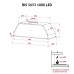 Витяжка повновбудована PERFELLI BIS 5653 I 1000 LED