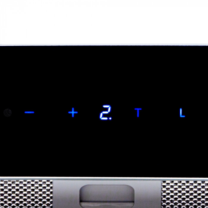 Витяжка повновбудована PERFELLI BISP 7873 BL LED Strip GLASS