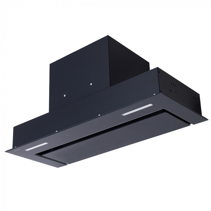 Витяжка повновбудована PERFELLI BISP 7873 BL LED Strip GLASS