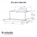 Витяжка телескопічна MINOLA HTL 6614 WH 1000 LED