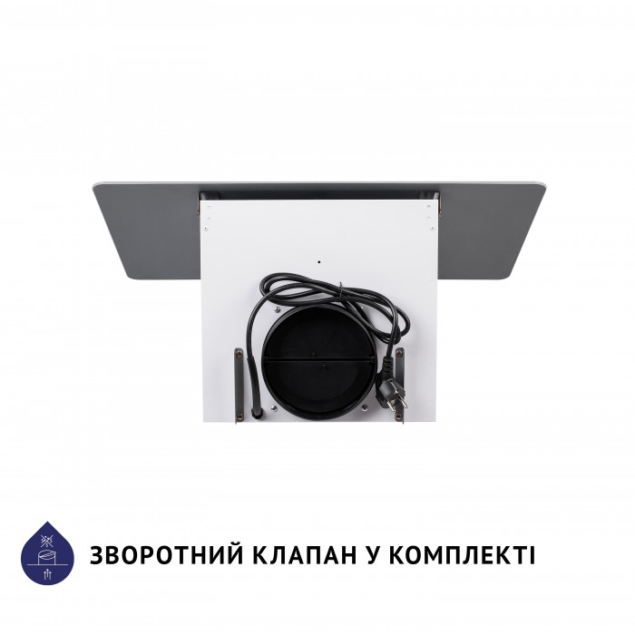 Витяжка декоративна похила MINOLA HVS 6224 WH 700 LED