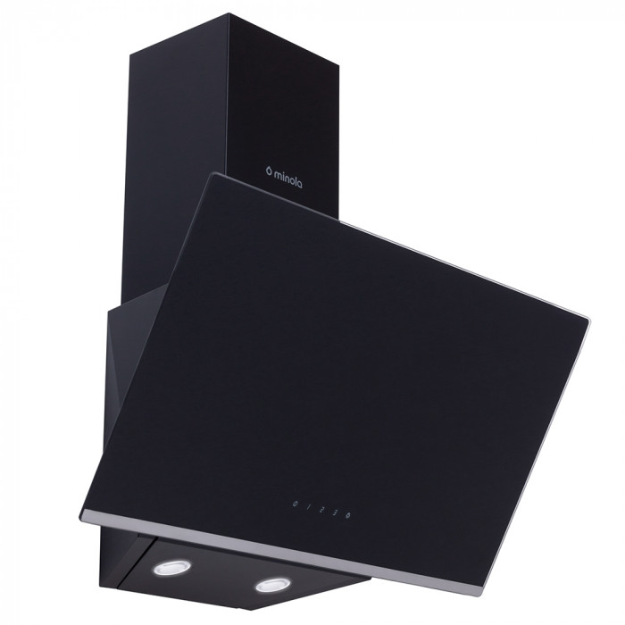 Витяжка декоративна похила MINOLA HVS 6232 BL/INOX 700 LED