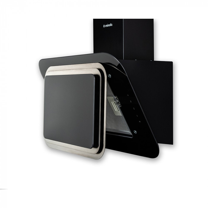 Витяжка декоративна похила MINOLA HVS 6662 BL/I 1000 LED