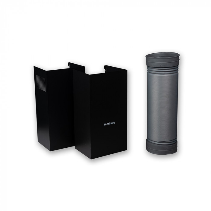 Витяжка декоративна похила MINOLA HVS 6662 BL/I 1000 LED