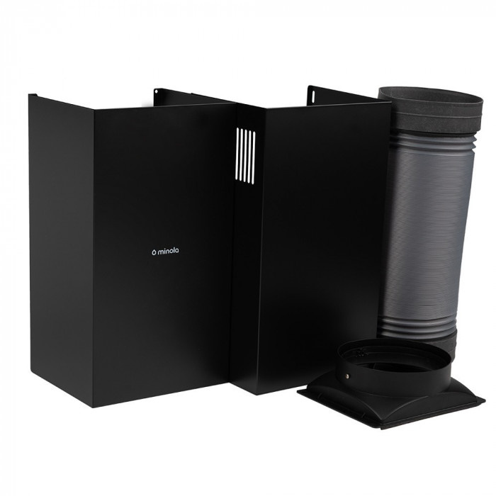 Витяжка декоративна похила MINOLA HVS 6682 BL 1000 LED