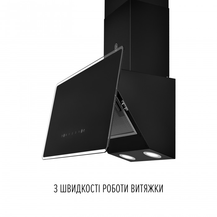 Витяжка декоративна похила PERFELLI VIO 5HW NERO