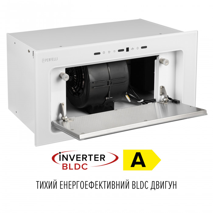 Витяжка повновбудована PERFELLI DESIGN VISION 6 BIANCO SILENZIO