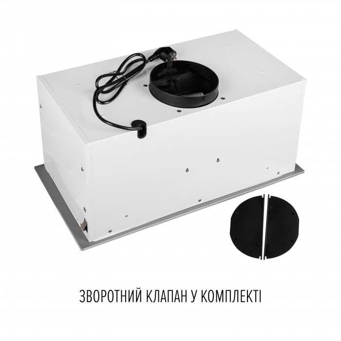 Витяжка повновбудована PERFELLI DESIGN VISION 6 BIANCO SILENZIO