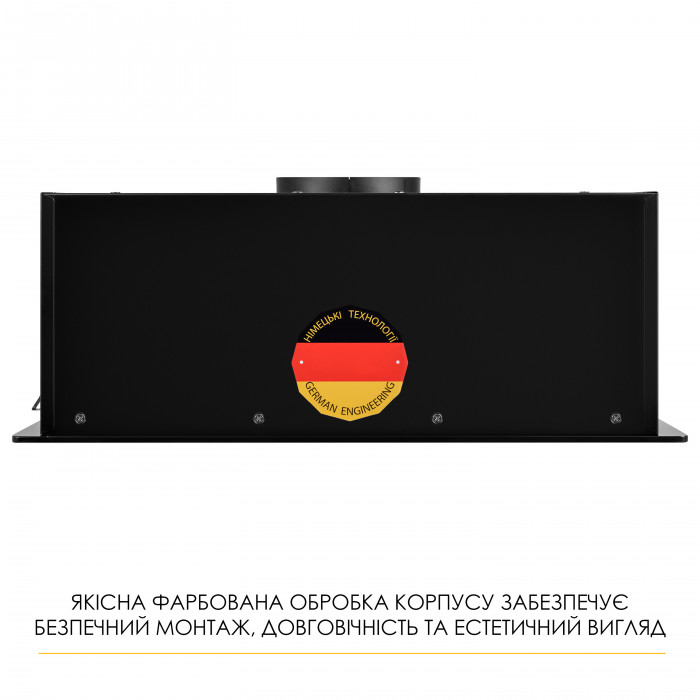 Витяжка повновбудована WEILOR LUMINA WBG 69 BLACK SILENCE