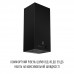 Витяжка пристінна PERFELLI DESIGN QUADRO 36 NERO SILENZIO