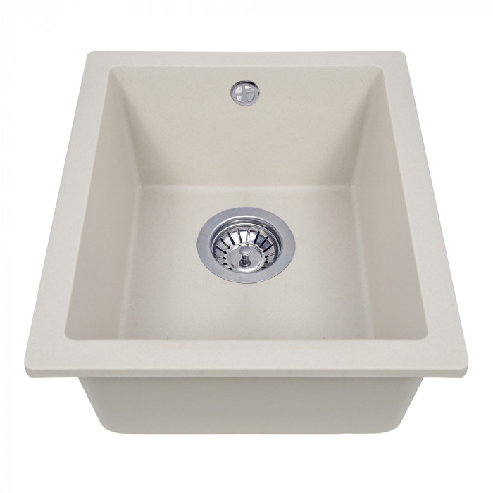 Мийка кухонна гранітна PERFELLI ESTO PGE 10-38 LIGHT BEIGE
