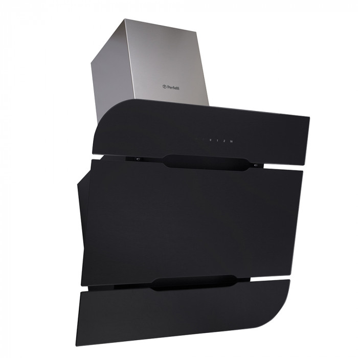 Витяжка декоративна похила PERFELLI DNS 9793 B 1100 BL LED Strip