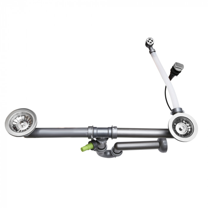 Мийка кухонна гранітна PERFELLI PIERRA PGP 536-78  WHITE