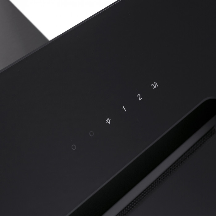 Витяжка декоративна похила PERFELLI DNS 9793 B 1100 BL LED Strip