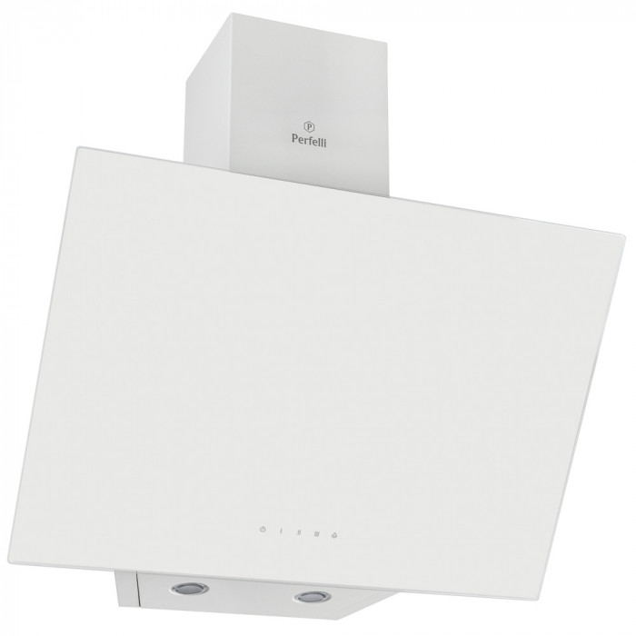 Витяжка декоративна похила PERFELLI DNS 6422 D 850 WH LED