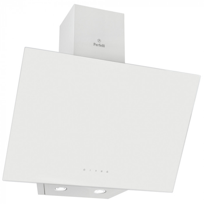 Витяжка декоративна похила PERFELLI DNS 6422 D 850 WH LED