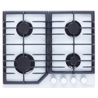 Поверхня газова на склі PERFELLI HGG 61494 WH