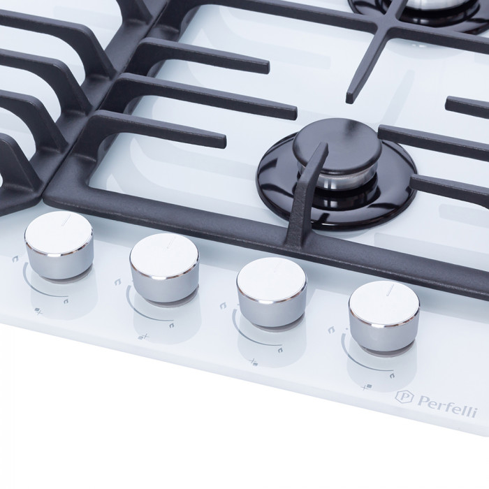 Поверхня газова на склі PERFELLI HGG 61494 WH