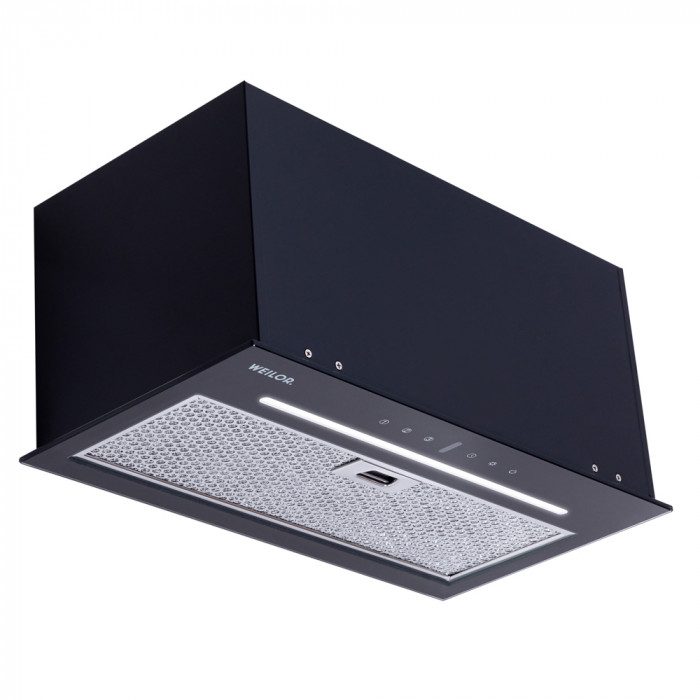 Витяжка повновбудована WEILOR PBSR 52301 GLASS BL 1100 LED Strip