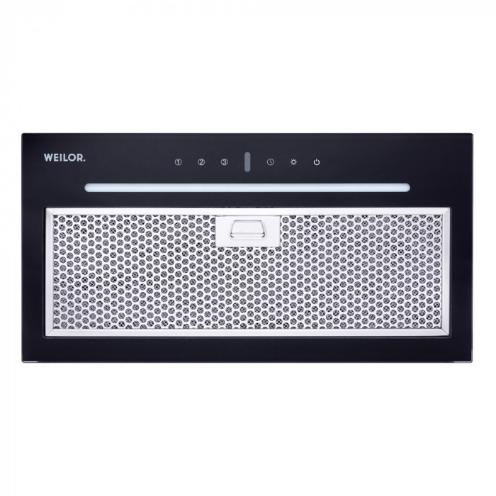 Витяжка повновбудована WEILOR PBSR 52301 GLASS BL 1100 LED Strip