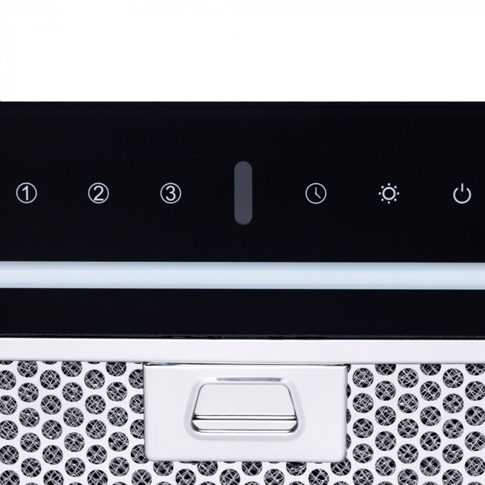 Витяжка повновбудована WEILOR PBSR 52301 GLASS BL 1100 LED Strip