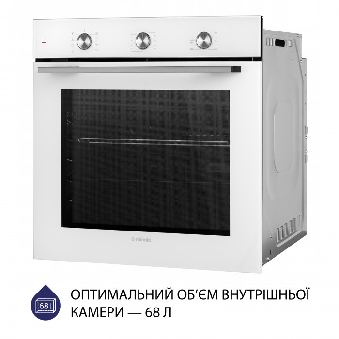 Духова шафа електрична MINOLA EO 684 WH