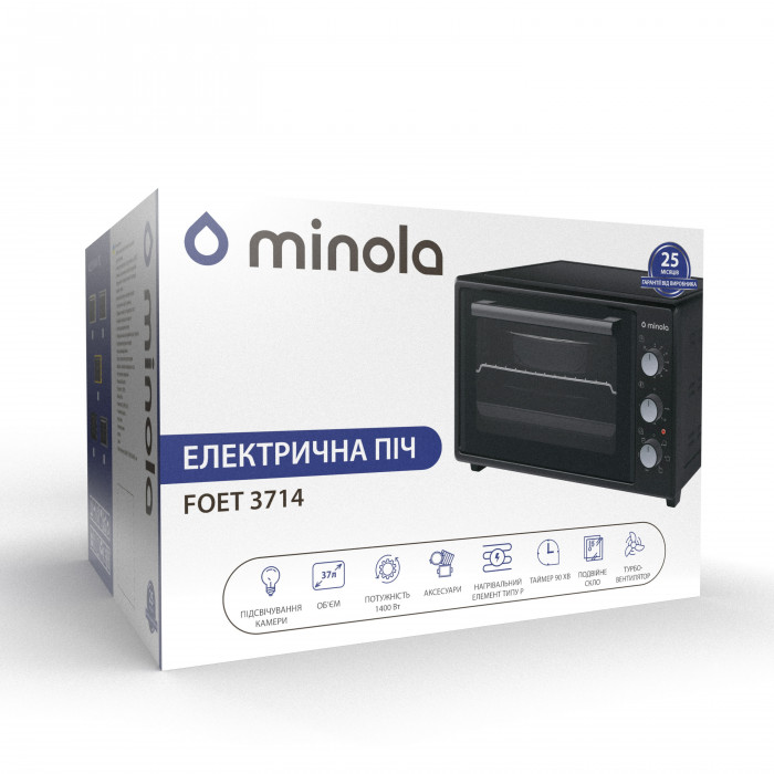 Електрична піч MINOLA FOET 3714 IV