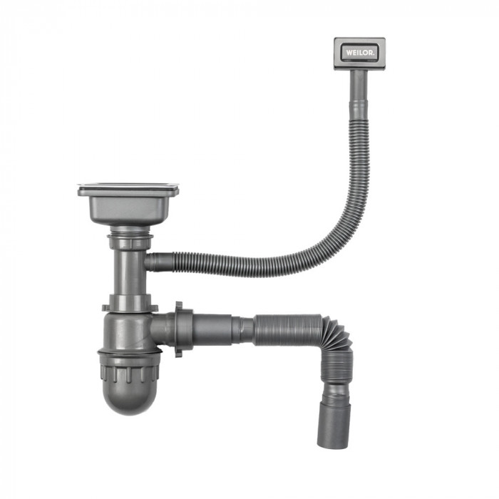 Мийка кухонна нержавіюча сталь WEILOR ERNST WRD 4545