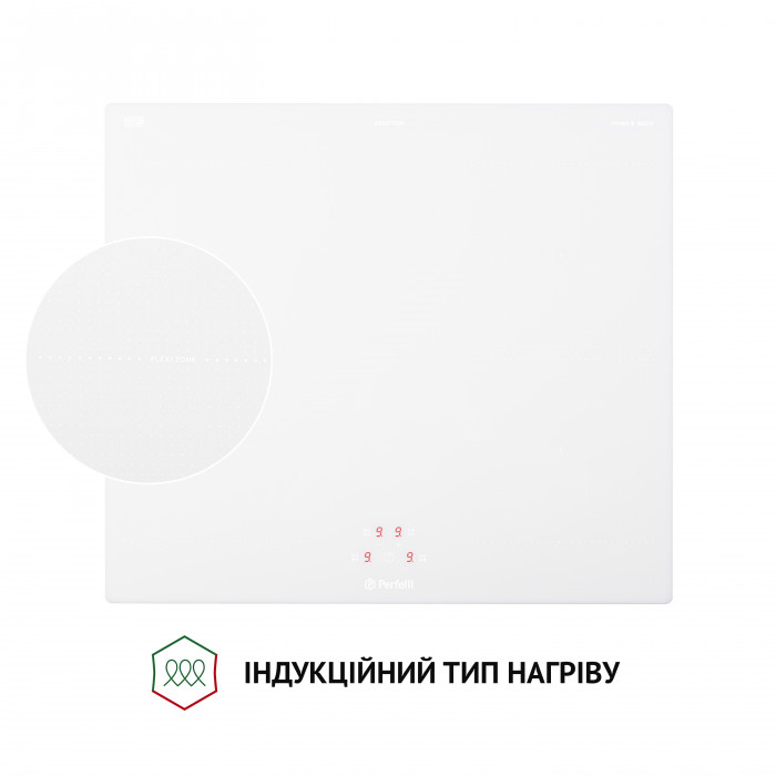 Поверхня індукційна PERFELLI HI 674 WH