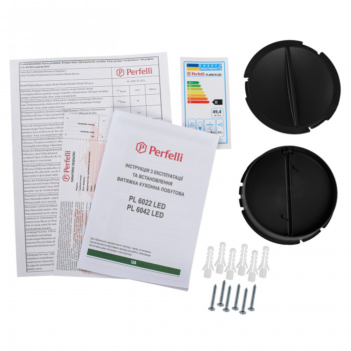 Витяжка плоска PERFELLI PL 6042 W LED