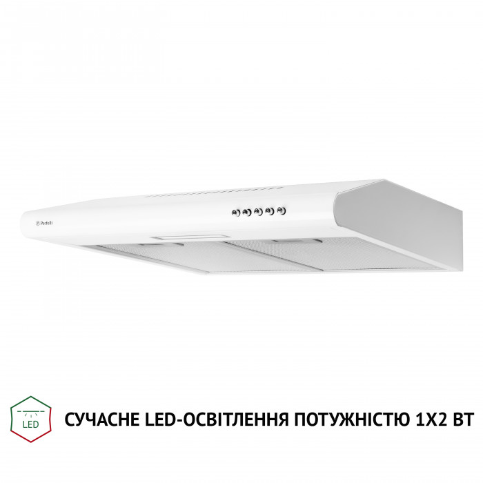 Витяжка плоска PERFELLI PL 5124 WH LED