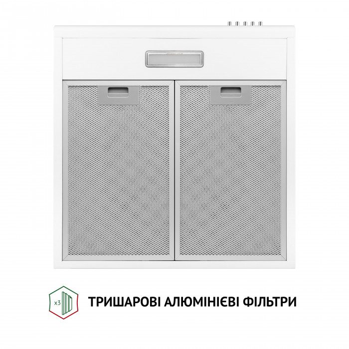 Витяжка плоска PERFELLI PL 5124 WH LED