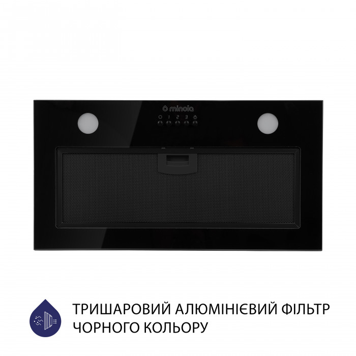 Витяжка повновбудована MINOLA HBI 52622 BL GLASS 700 LED