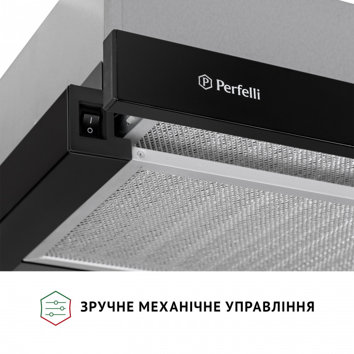 Витяжка телескопічна PERFELLI TL 502 BL LED