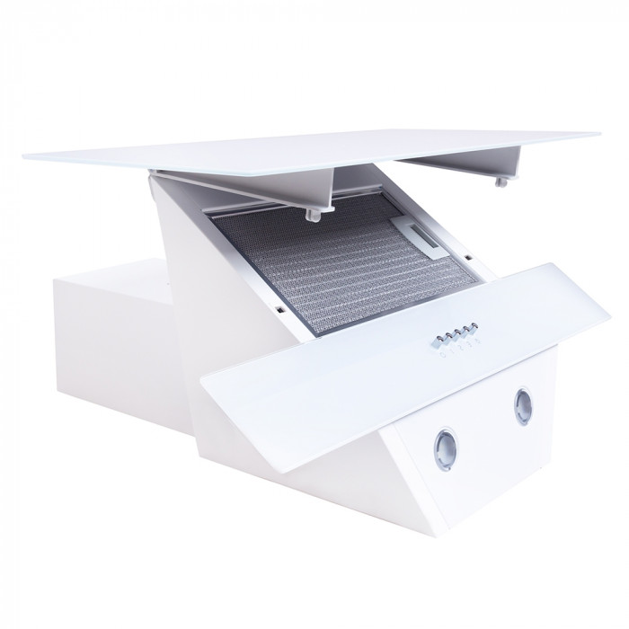 Витяжка декоративна похила MINOLA HDN 6212 WH 700 LED