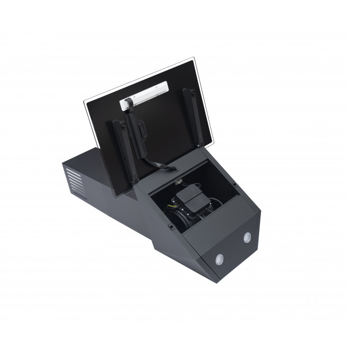 Витяжка декоративна похила PERFELLI DNS 6272 D 700 BL LED