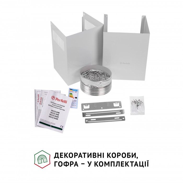 Витяжка декоративна похила PERFELLI VICCO 5HM BIANCO