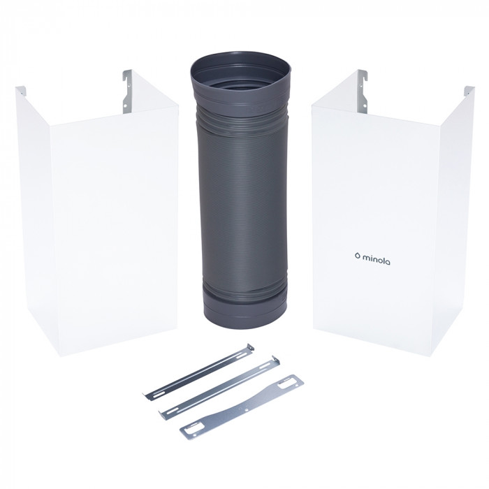 Витяжка купольна MINOLA DKS 6754 WH 1100 LED GLASS