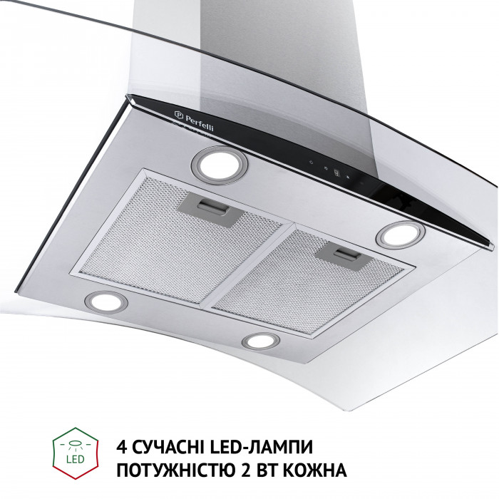 Витяжка острівна PERFELLI CGS 9632 I 1000 LED