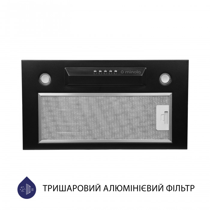 Витяжка повновбудована MINOLA HBI 5324 BL 800 LED