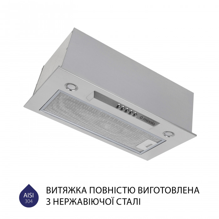 Витяжка повновбудована MINOLA HBI 5324 I 800 LED