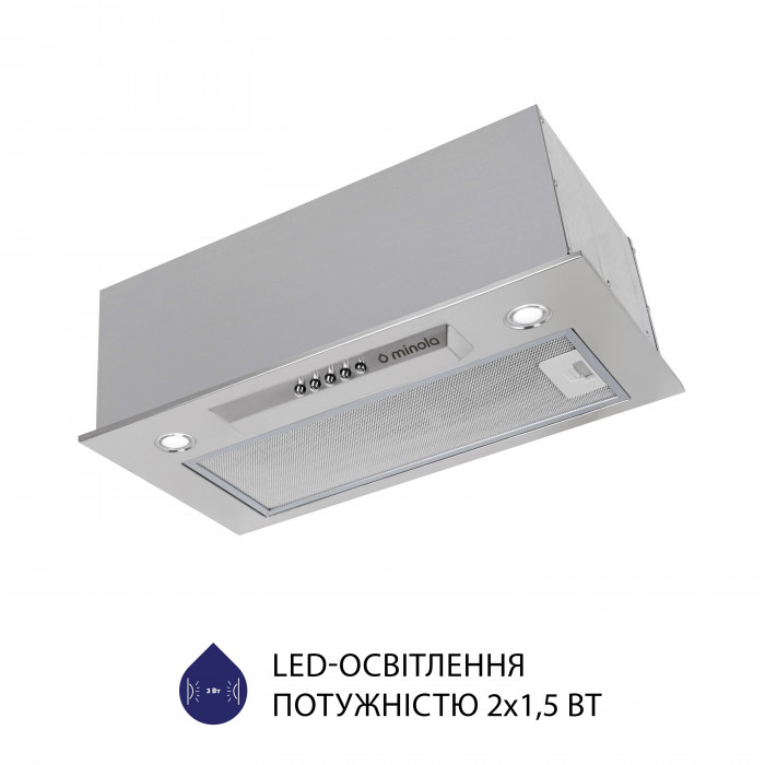 Витяжка повновбудована MINOLA HBI 5324 I 800 LED