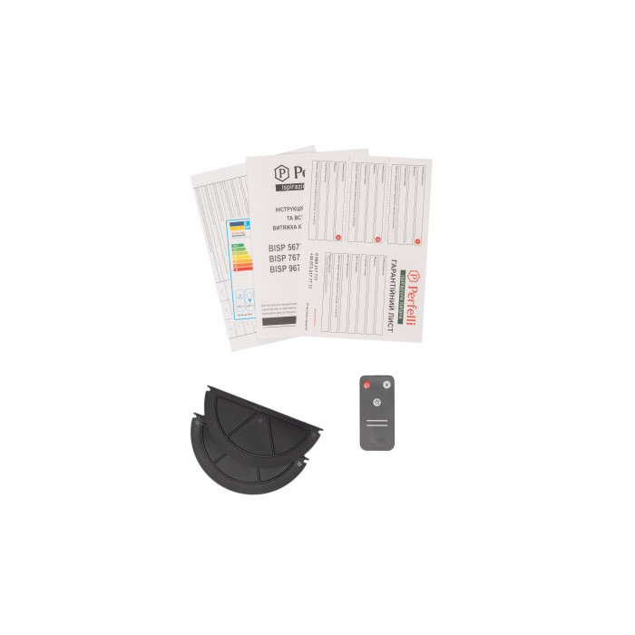 Витяжка повновбудована PERFELLI BISP 9673 BL 1000 LED Strip